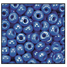34020- Opaque Cornflower Blue Iris Czech Seed Beads