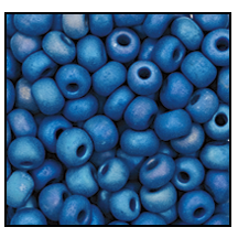 34220M- Matte Opaque Slate Blue Iris Czech Seed Beads