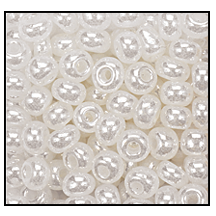 47102- Off White Ceylon Czech Seed Beads