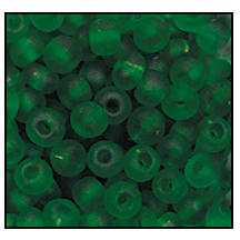 50060M- Matte Transparent Forest Green Czech Seed Beads