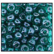 56710- Transparent Blue Zircon Luster Czech Seed Beads