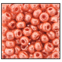 68805- Metallic Rose Copper Czech Seed Beads