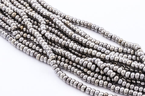 68307- Metallic Platinum Czech Seed Beads