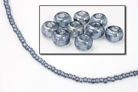 46010- Luster Black Diamond Czech Seed Beads