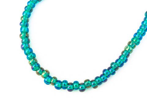 51710- Transparent Blue Zircon AB Czech Seed Beads