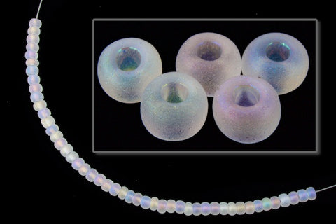58205M- Matte Crystal AB Czech Seed Beads
