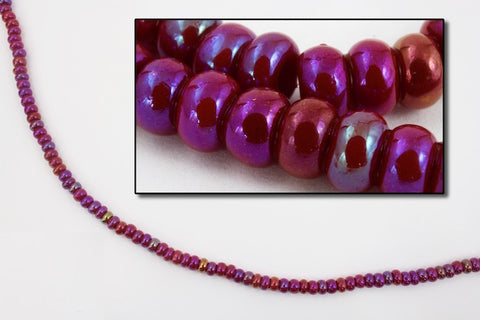 94210- Op. Brick Red AB Czech Seed Beads