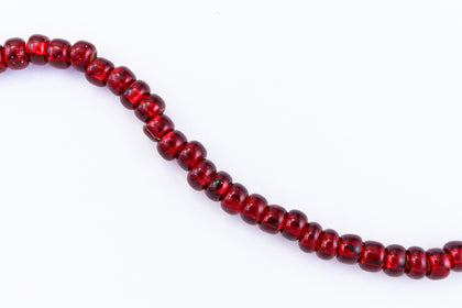 97120- Silver Lined Dark Ruby Czech Seed Beads