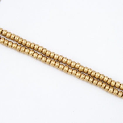 01710- Matte Metallic Gold Czech Seed Beads