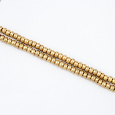 01710- Matte Metallic Gold Czech Seed Beads
