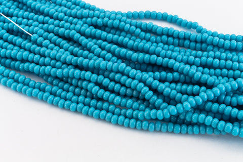 63080- Blue Turquoise Czech Seed Beads