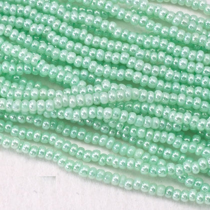 37156- Ceylon Mint Czech Seed Beads