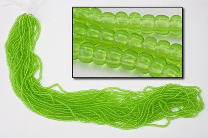 50220- Transparent Chartreuse Czech Seed Beads