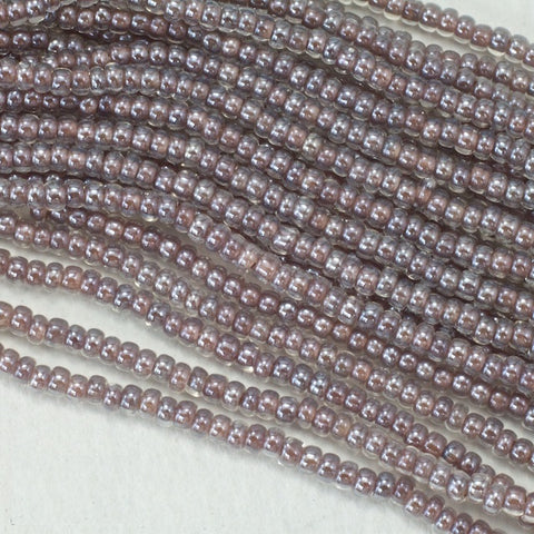 38619- Coffee Lined Crystal Czech Seed Beads