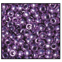6/0 Lilac Terra Metallic Czech Seed Bead (1/2 Kilo) Preciosa #18528
