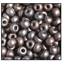 6/0 Gunmetal Matte Pearl Czech Seed Bead (1/2 Kilo) Preciosa #28908