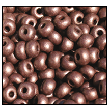 11/0 Chocolate Matte Pearl Czech Seed Bead (1/2 Kilo) Preciosa #28996