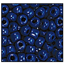 10/0 Opaque Deep Blue Czech Seed Bead (1/2 Kilo) Preciosa #33070