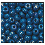 6/0 Op. Slate Blue Iris Czech Seed Bead (1/2 Kilo) Preciosa #34220