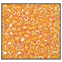 12/0 Yellow Lined Crystal 3-Cut Czech Seed Bead (10 Hanks) Preciosa #38683