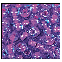 9/0 Pink Lined Aqua Czech Seed Bead (1/2 Kilo) Preciosa #61016