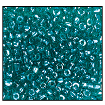 12/0 Luster Transparent Sea Foam 3-Cut Czech Seed Bead (10 Hanks) Preciosa #66210