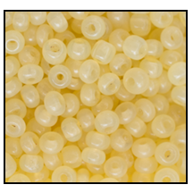 8/0 Opal Yellow Czech Seed Bead (1/2 Kilo) Preciosa #82000