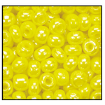 11/0 Opaque Yellow Luster Czech Seed Bead (1/2 Kilo) Preciosa #88110
