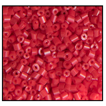 11/0 Opaque Red 2 Cut Czech Seed Bead (1/2 Kilo) Preciosa #93190