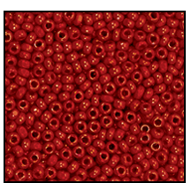 11/0 Opaque Dark Red Charlotte Cut Seed Bead (1/2 Kilo) Preciosa #93210