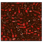 11/0 Silver Lined Burnt Red 2 Cut Czech Seed Bead (1/2 Kilo) Preciosa #97120