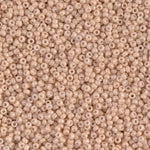 15/0 Opaque Tan Luster Miyuki Seed Bead (250 Gm) #597