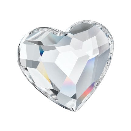 Preciosa 2699HF Crystal Maxima Heart Hot Fix Flat Back Rhinestone (6mm, 10mm, 14mm)