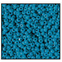 11/0 Opaque Slate Blue Charlotte Cut Seed Bead (1/2 Kilo) Preciosa #33220