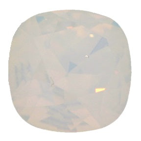 Swarovski 4470 White Opal Cushion Cut Square Fancy Stone (12mm)