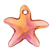 Swarovski 6721 16mm Astral Pink Starfish Pendant
