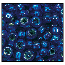 11/0 Silver Lined Capri Blue AB Czech Seed Bead (1/2 Kilo) #CSG365