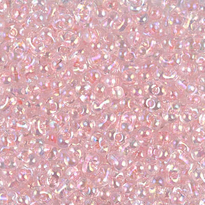 Pale Pink Lined Crystal Miyuki Berry Bead (125 Gm) #285