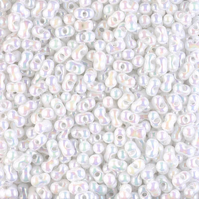 White Pearl AB Miyuki Berry Bead (125 Gm) #471