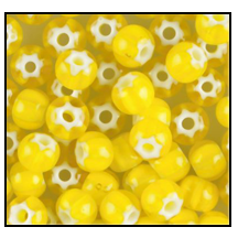 32/0 Yellow Cornelian Star Czech Seed Bead (1/4 Kilo) Preciosa #83701