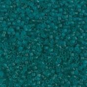 DBS1268- 15/0 Matte Transparent Caribbean Teal Miyuki Delica Beads (5 Gm, 50 Gm, 250 Gm)