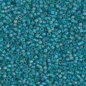 DBS1283- 15/0 Matte Tr. Caribbean Teal AB Miyuki Delica Beads (5 Gm, 50 Gm, 250 Gm)