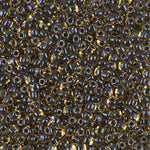 10/0 Black Lined Topaz Miyuki Triangle Seed Bead (125 Gm) #1840