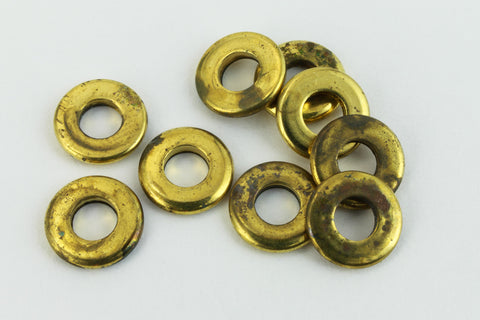 6.5mm Brass Washer (10 Pcs) #AGM001-General Bead