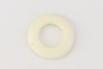 20mm White Bone Ring (2 Pcs) #BNH215-General Bead
