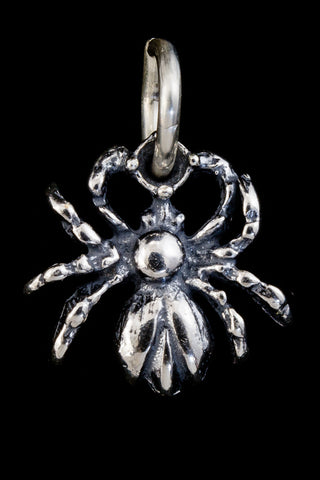 12mm Sterling Silver Spider Charm #BSA043-General Bead