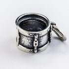 13mm Sterling Silver Snare Drum Charm #BSE041-General Bead