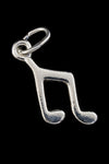14mm Sterling Silver Music Note Charm #BSF041-General Bead