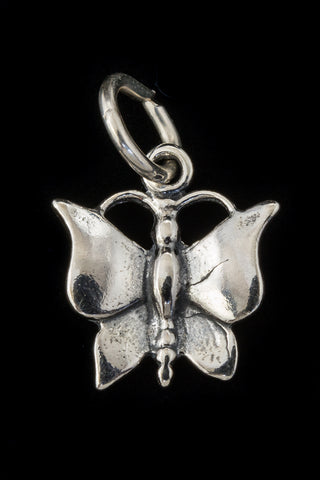 14mm Sterling Silver Butterfly Charm #BSU041-General Bead