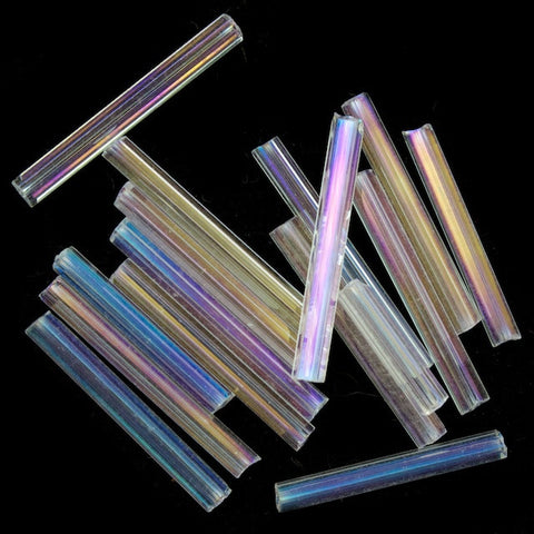 20mm Crystal Iris Bugle (10 Gm, 40 Gm, 1/2 Kilo) #CBI015-General Bead